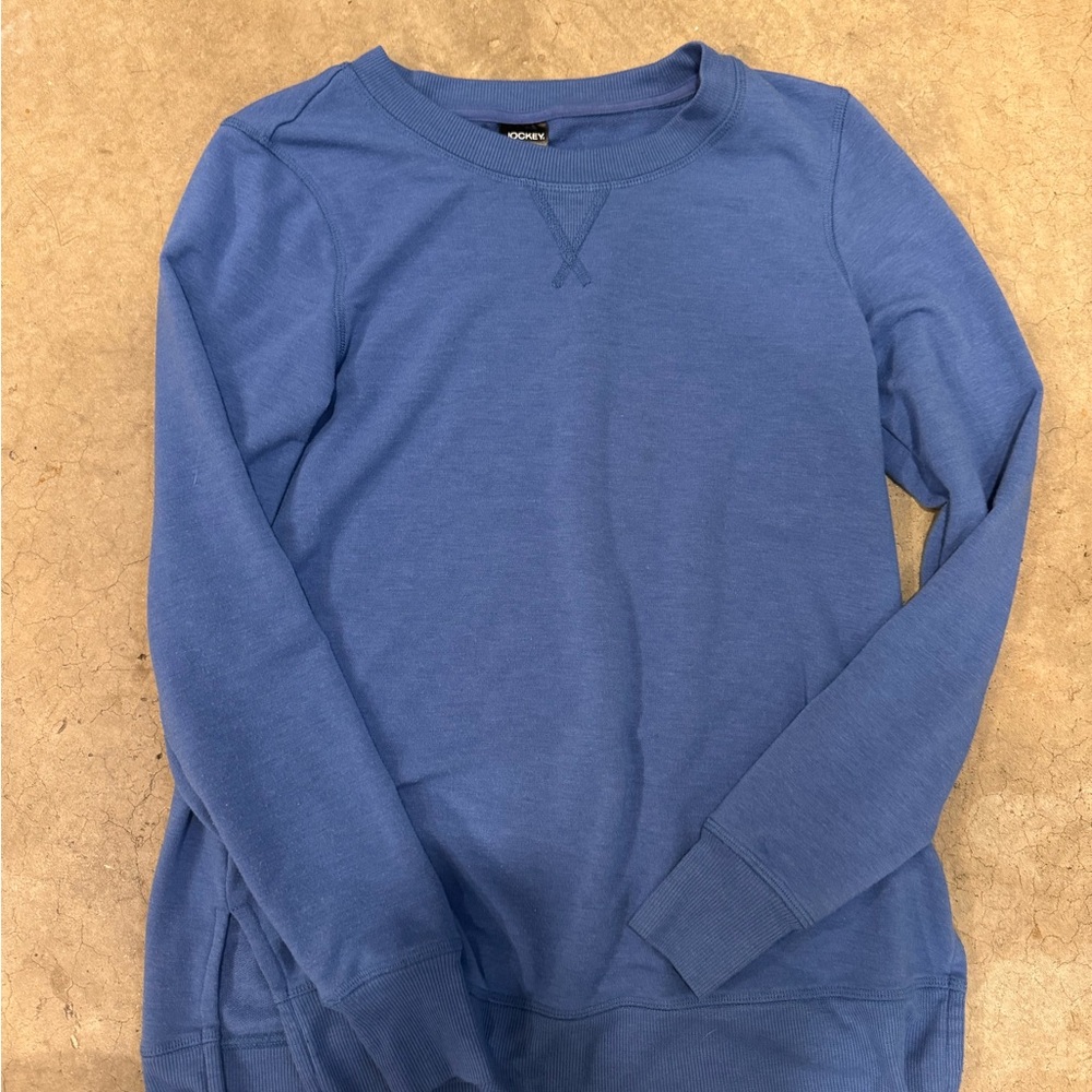 Jockey Blue Crew Neck Sweater Soft Cotton Blend